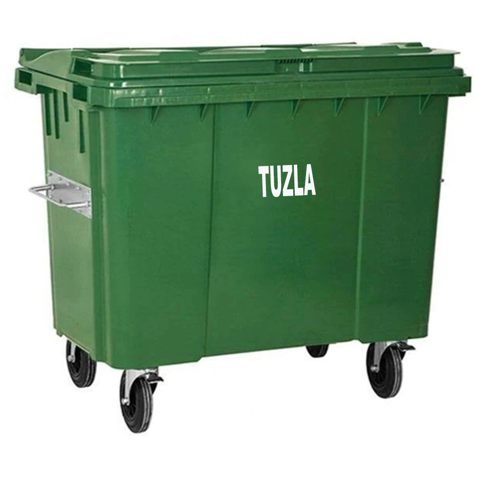 Tuzla 660 Litre Plastik Çöp Konteyneri